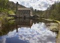 Gibson Mill in Hardcastle Crags nature park, Royalty Free Stock Photo