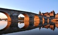 Gien bridge and castle