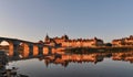 Gien bridge over Loire river