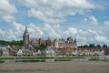 Gien, town at the Loire river in France