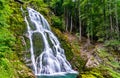 Giessbach Waterfall on Brienzersee Lake in Switzerland Royalty Free Stock Photo