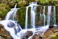 Giessbach Waterfall on Brienzersee Lake in Switzerland Royalty Free Stock Photo