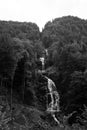 Giessbach waterfalls, Switzerland Black and White photograph