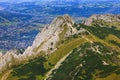 Giewont with a cross Royalty Free Stock Photo