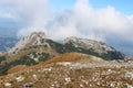 Giewont - Famous mountain in Polish Tatras with a cross on top
