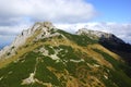 Giewont, landscape od Tatras Mountain in Poland Royalty Free Stock Photo