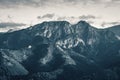 Giewont mountain in Tatra Mountains in Poland