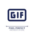 GIF pixel perfect linear ui icon Royalty Free Stock Photo
