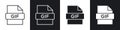 Gif icon Royalty Free Stock Photo