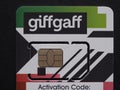 GiffGaff sim card in London