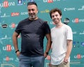 Fabrizio Marchetti and Umberto Carpani at Giffoni Film Festival 2023 - on July 22, 2023 in Giffoni Valle Piana, Italy. Royalty Free Stock Photo