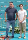 Fabrizio Marchetti and Umberto Carpani at Giffoni Film Festival 2023 - on July 22, 2023 in Giffoni Valle Piana, Italy. Royalty Free Stock Photo