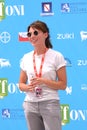 Irene Aurora Paci at Giffoni Film Festival 50 Plus Royalty Free Stock Photo