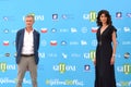 Massimo Del Frate and Anna Valle at Giffoni Film Festival 50 Plus