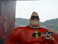 Giffoni Valle Piana, Sa, Italy - July 21, 2018 : Movie previews Incredibles 2 at Giffoni Film Festival 2018