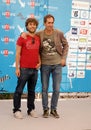 Sydney Sibilia and Paolo Calabresi at Giffoni Film Festival 2014 .