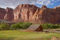 Gifford barn in Fruita in Capitol Reef National Park Royalty Free Stock Photo