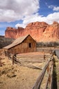 Gifford Farm Barn at Capitol Reef National Park Royalty Free Stock Photo