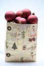 Gift bag for christmas Royalty Free Stock Photo