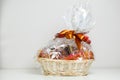 Gift basket Royalty Free Stock Photo