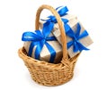 Gift in basket