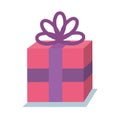 Gift birhtday present icon Royalty Free Stock Photo