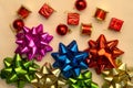 Gift bow and present Royalty Free Stock Photo