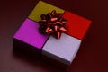 Gift Box as a Present for Season Greeting Royalty Free Stock Photo