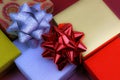 Gift Box as a Present for Season Greeting Royalty Free Stock Photo