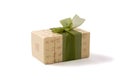 Gift box in asian style with hierogyiphs Royalty Free Stock Photo