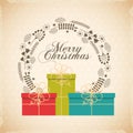 gift box christmas present icon Royalty Free Stock Photo