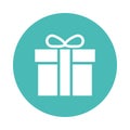 Gift box icon Royalty Free Stock Photo