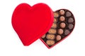 Gift box having chocolates Royalty Free Stock Photo