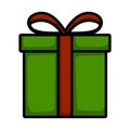 Gift Box Icon Royalty Free Stock Photo