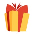 Gift box icon isolated