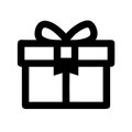Gift box icon Royalty Free Stock Photo