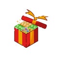 Gift box illustration amazing design vector illustration