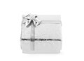 Gift box isolated on a white background Royalty Free Stock Photo