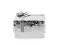 Gift box isolated on a white background Royalty Free Stock Photo