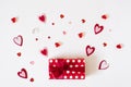 The concept of greeting cards for Valentine`s Day Royalty Free Stock Photo