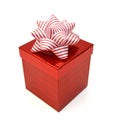 Gift box with ribbon