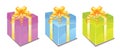 Gift box set Royalty Free Stock Photo