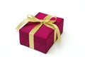 Gift box - Thai silk Royalty Free Stock Photo