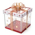 Gift Box Transparent Element Royalty Free Stock Photo