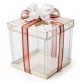 Gift Box Transparent Element Royalty Free Stock Photo