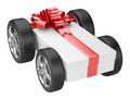 Gift box and a tyre wheels