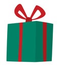 Gift box vector icon isolated
