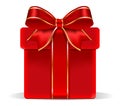 Gift box wirh red bow