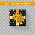 Gift boxes without background. Vector illistration Royalty Free Stock Photo