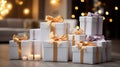 Gift Boxes with Colorful Ribbons